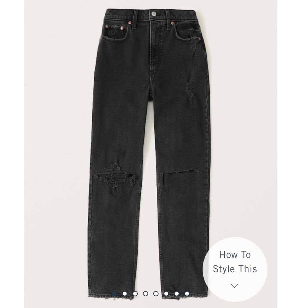 90s Ultra High Rise Straight Jeans